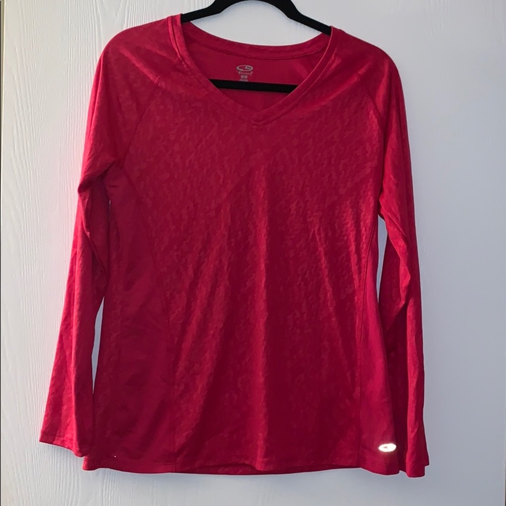 Pink long sleeve Dri fit tee